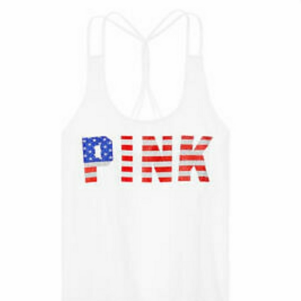 Victoria secret pink americana tank